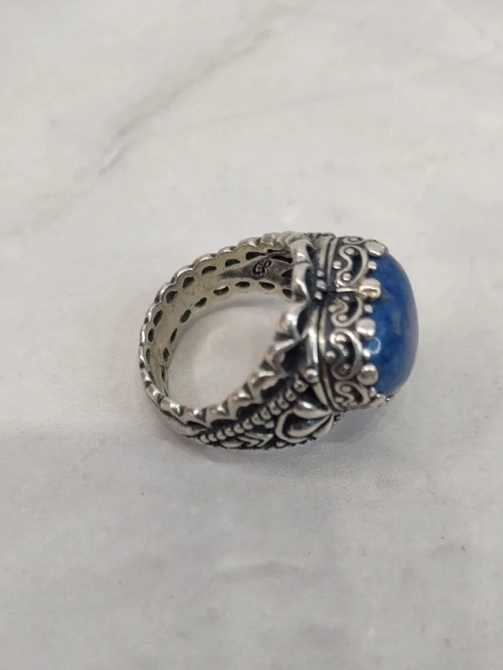 Sincerely Southwest By Carolyn Pollack Lapis/Sterling Silver Ring